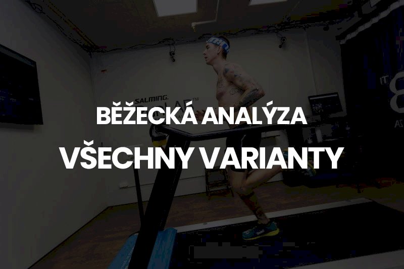 Salming RunLab analýza - VŠECHNY varianty